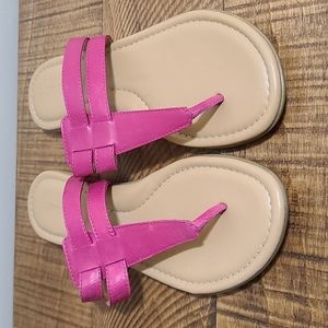 Rockport Pink Leather Thong Sandal 9